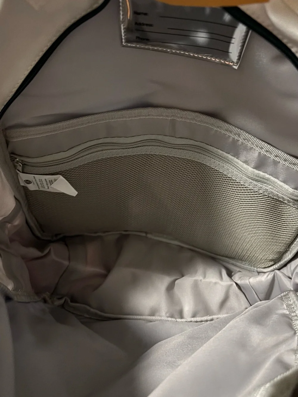 Casual Colorblock Backpack in White, Blue, Orange, Pink